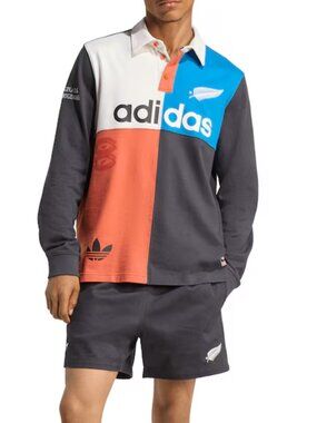 Adidas Originals All Blacks Heritage Rugby Shirt Mens Size XL 2XL KG4638
